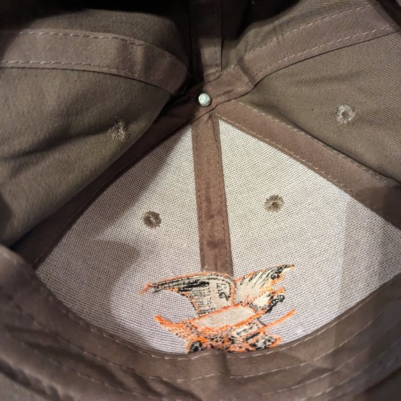 NRA Hat Men's Embroidered Eagle Strap Back Baseball/Trucker Cap Khaki/Olive - Picture 8 of 8